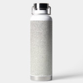 Silver Stone Gary Gold Marmor Lila Glitzer Trinkflasche (Rückseite)