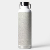 Silver Stone Gary Gold Marmor Lila Glitzer Trinkflasche (Vorderseite)