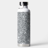 Silver Stone Gary Gold Marmor Lila Glitzer Trinkflasche (Rechts)