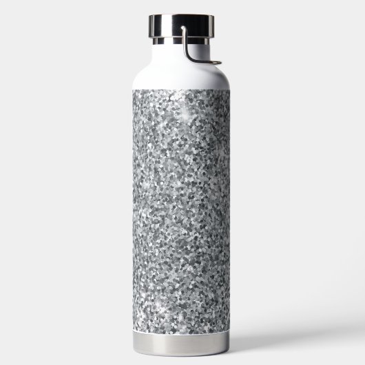 Silver Stone Gary Gold Marmor Lila Glitzer Trinkflasche (links)