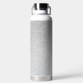 Silver Stone Gary Gold Marmor Lila Glitzer Trinkflasche (Rückseite)