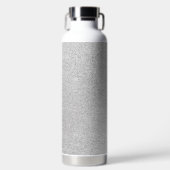 Silver Stone Gary Gold Marmor Lila Glitzer Trinkflasche (Vorderseite)