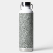 Silver Stone Gary Gold Marmor Lila Glitzer Trinkflasche (Vorderseite)