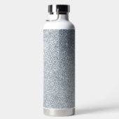 Silver Stone Gary Gold Marmor Lila Glitzer Trinkflasche (Rechts)