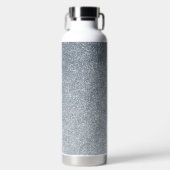 Silver Stone Gary Gold Marmor Lila Glitzer Trinkflasche (Vorderseite)