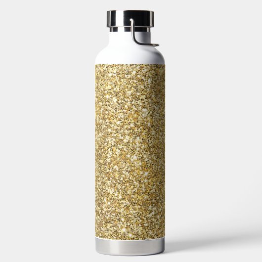 Silver Stone Gary Gold Marmor Lila Glitzer Trinkflasche (links)