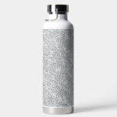 Silver Stone Gary Gold Marmor Lila Glitzer Trinkflasche (Rechts)