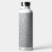 Silver Stone Gary Gold Marmor Lila Glitzer Trinkflasche (Rechts)