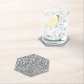 Silver Stone Gary Gold Marmor Lila Glitzer Untersetzer (Vor Ort)