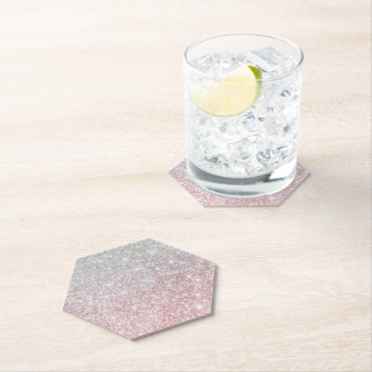 Silver Stone Gary Gold Marmor Lila Glitzer Untersetzer (Vor Ort)