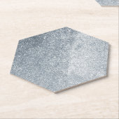 Silver Stone Gary Gold Marmor Lila Glitzer Untersetzer (angewinkelt)