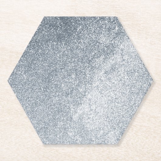 Silver Stone Gary Gold Marmor Lila Glitzer Untersetzer (Vorderseite)