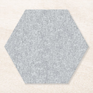 Silver Stone Gary Gold Marmor Lila Glitzer Untersetzer
