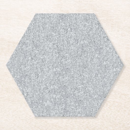 Silver Stone Gary Gold Marmor Lila Glitzer Untersetzer (Vorderseite)