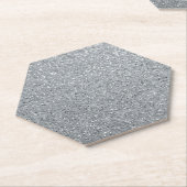 Silver Stone Gary Gold Marmor Lila Glitzer Untersetzer (angewinkelt)