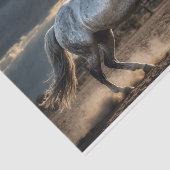 Silver Storm Wild Horse Decoupage Paper Seidenpapier (Ausschnitt)