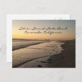 Silver Strand State Beach, Coronado CA Postcard Postkarte (Vorne/Hinten)