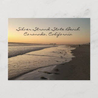 Silver Strand State Beach, Coronado CA Postcard Postkarte