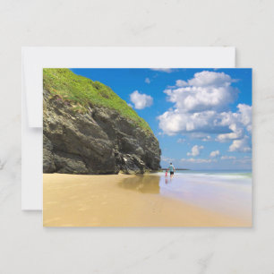 Silver Strand Wicklow, Irland Postkarte
