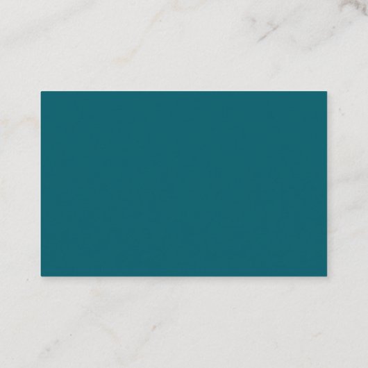 Silver Stripes on Teal Borders Generic Discount Visitenkarte (Rückseite)
