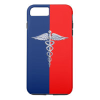 Silver Style Caduceus Medical Symbol League