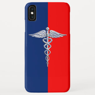 Silver Style Caduceus Medical Symbol League Case-Mate iPhone Hülle