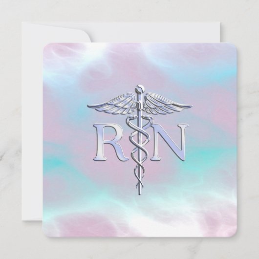Silver Style RN Caduceus Medical Mother Pearl (Vorderseite)