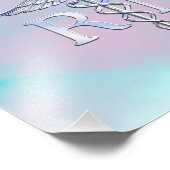 Silver Style RN Caduceus Medical Mother Pearl Fotodruck (Ecke)