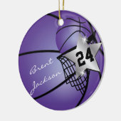Silver Superstar Basketball | DIY Text | LILA Keramikornament (Links)