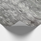 Silver Swirl-Muster Geschenkpapier (Ecke)