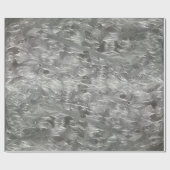 Silver Swirl-Muster Geschenkpapier (Flach)