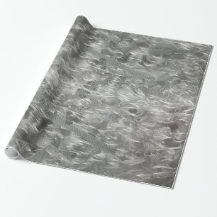 Silver Swirl-Muster Geschenkpapier
