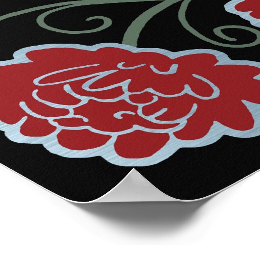 Silver Sword Shield Fantasy Wedding Willkommenszei Poster (Ecke)