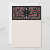 Silver Sword Shield Mittelalterliche Fantasy-Hochz Dankeskarte (Rückseite)