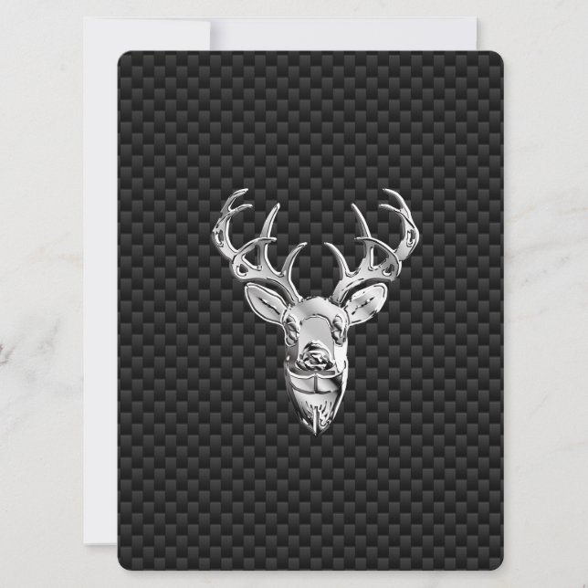 Silver Symbolic Deh on Carbon Fibre Style Print (Vorderseite)