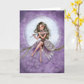 Silver Symphony - Fantasy Card Karte (Gelbe Blume)