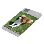 Silver Tab & Blüh Frohe Weihnachten Magnet (Linke Seite)