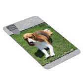 Silver Tab & Blüh Frohe Weihnachten Magnet (Rechte Seite)