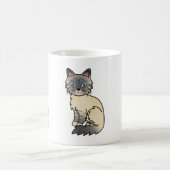 Silver Tabby Birman / Ragdoll Cat Kaffeetasse (Mittel)