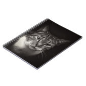SILVER TABBY CAT NOTIZBLOCK (Linke Seite)