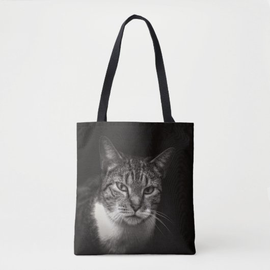 SILVER TABBY CAT TASCHE (Vorderseite)