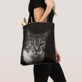 SILVER TABBY CAT TASCHE (Von Nahem)
