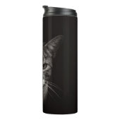 SILVER TABBY CAT THERMOSBECHER (Nach rechts gedreht)