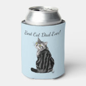 Silver Tabby Vatertag Dosenkühler (Kanne Vorderseite)