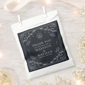 Silver Tarot Card Gothic Wedding Geschenktütchen (Ausgeschnitten)