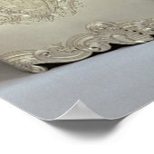 Silver Teekanister von Paul de Lamerie Poster (Ecke)