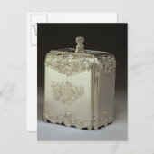Silver Teekanister von Paul de Lamerie Postkarte (Vorne/Hinten)