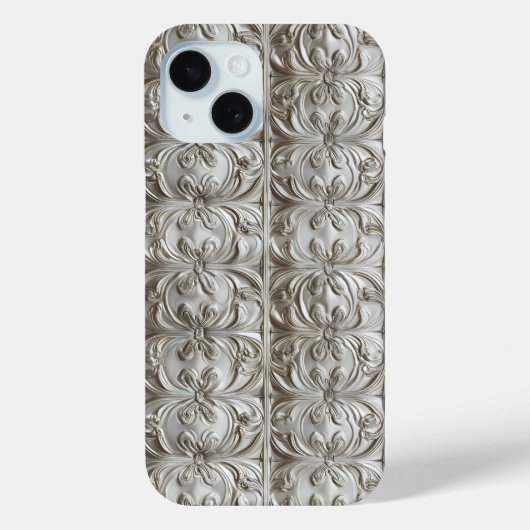Silver Tellers Pattern Case-Mate iPhone Hülle (Rückseite)
