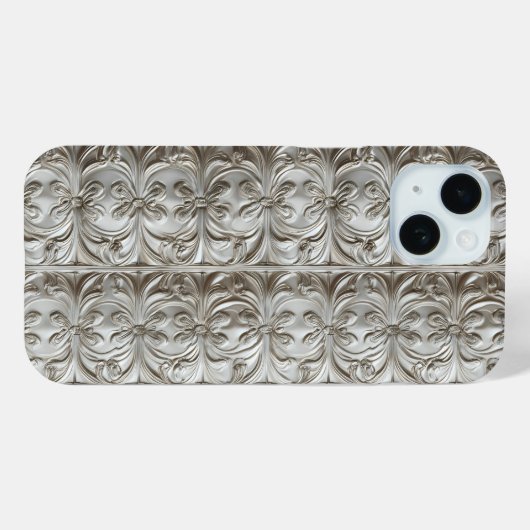 Silver Tellers Pattern Case-Mate iPhone Hülle (Rückseite (Horizontal))