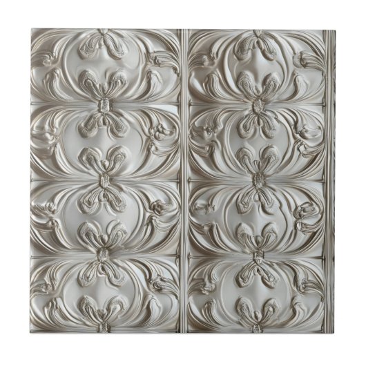 Silver Tellers Pattern Fliese (Vorderseite)